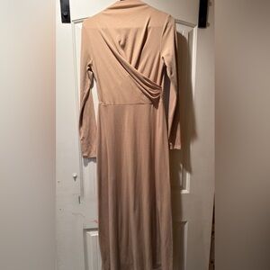 Chic Beige Maxi Dress